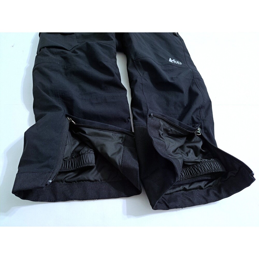 REI Co-Op Kids XXS 4-5 Ski Snow Pants Waterproof Fleece Lined Black Winter - Picture 6 of 10